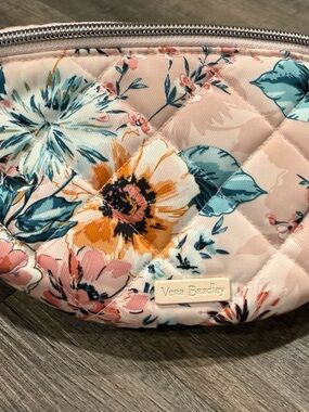 Vera Bradley Peach Blossom Quilted RFID Belt Bag